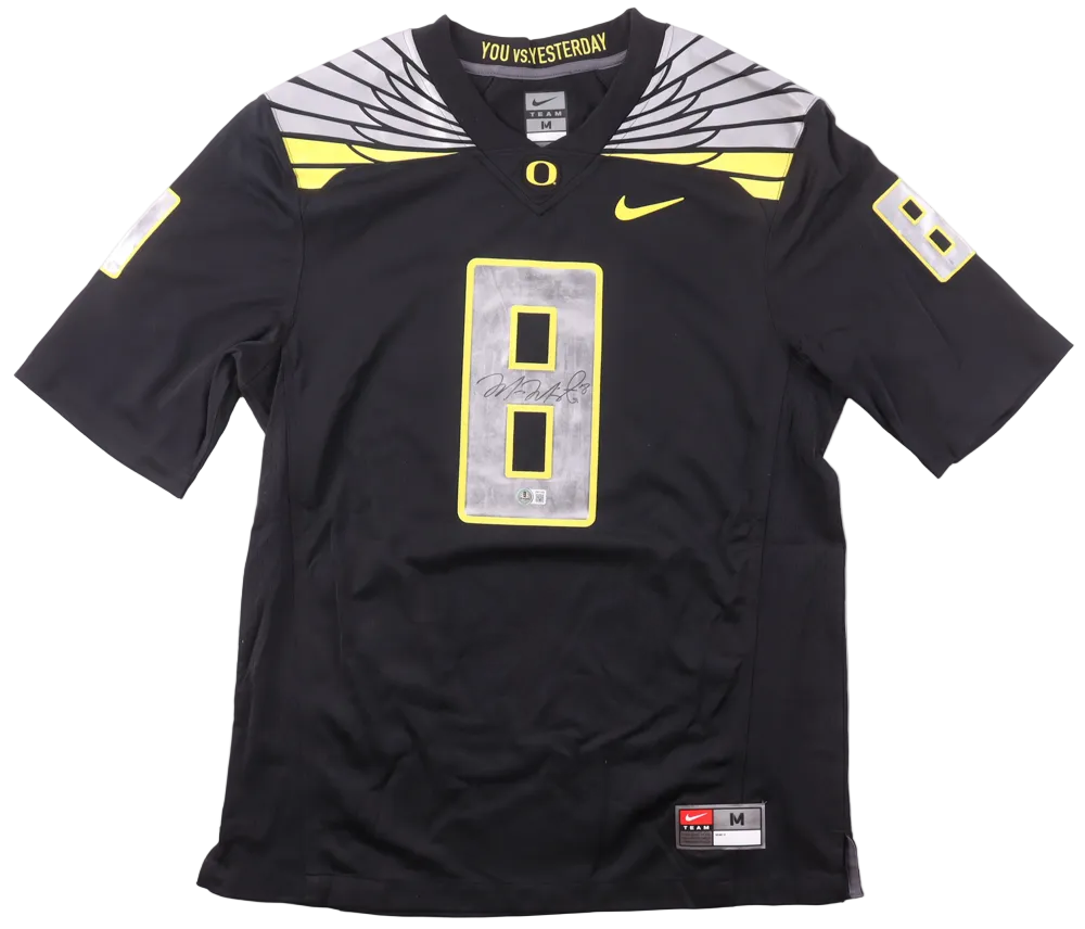 Marcus Mariota  Autographed Signed Nike Authentic Oregon Ducks Jersey -  Beckett COA