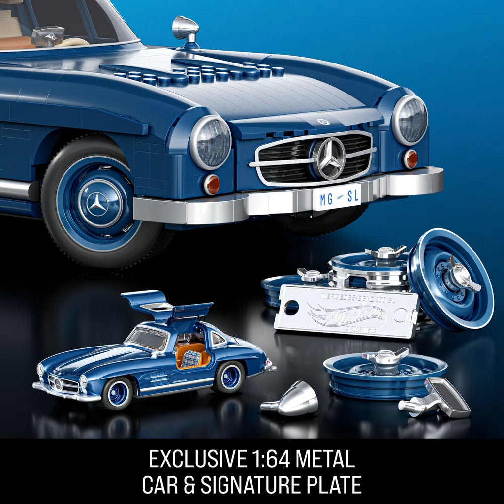 Mattel Brick Shop: Hot Wheels Mercedes-Benz 300 SL Building Set