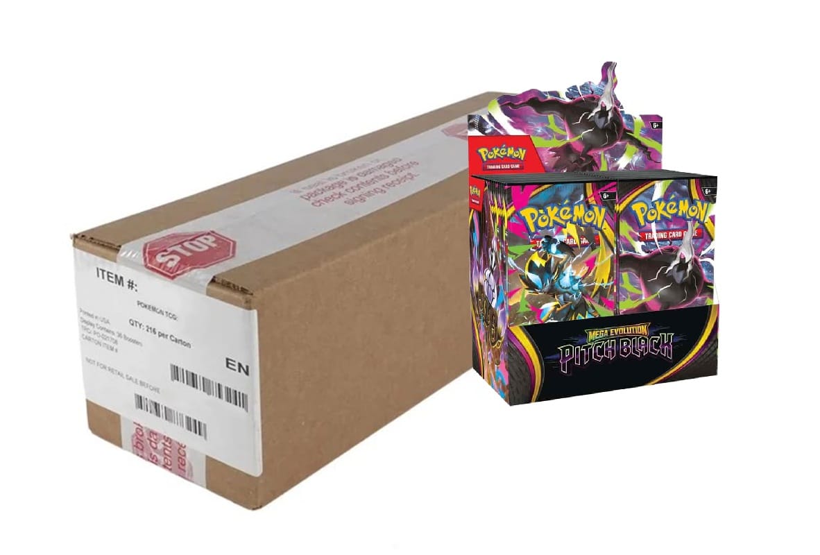 Pokemon Pitch Black ME05 Booster [x6] Sealed Case