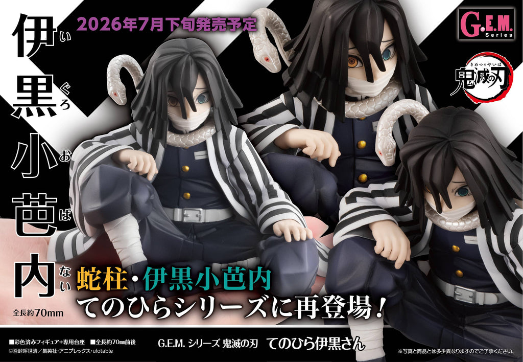 G.E.M. Series Demon Slayer：Kimetsu no Yaiba Palm size Iguro-san（Repeat）