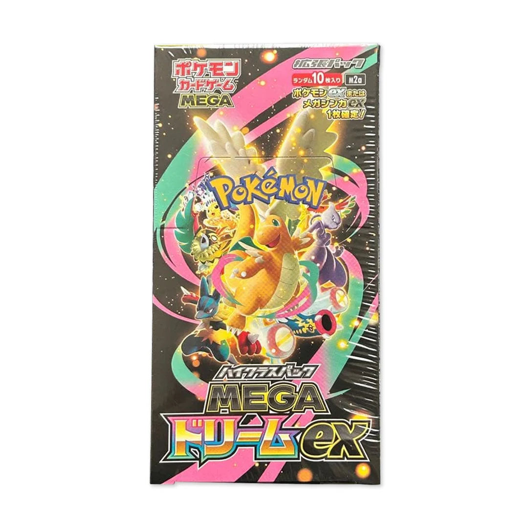Mega Dream ex High Class Japanese Booster Box and Golden Ticket