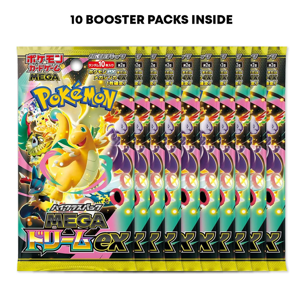 Mega Dream ex High Class Japanese Booster Box and Golden Ticket