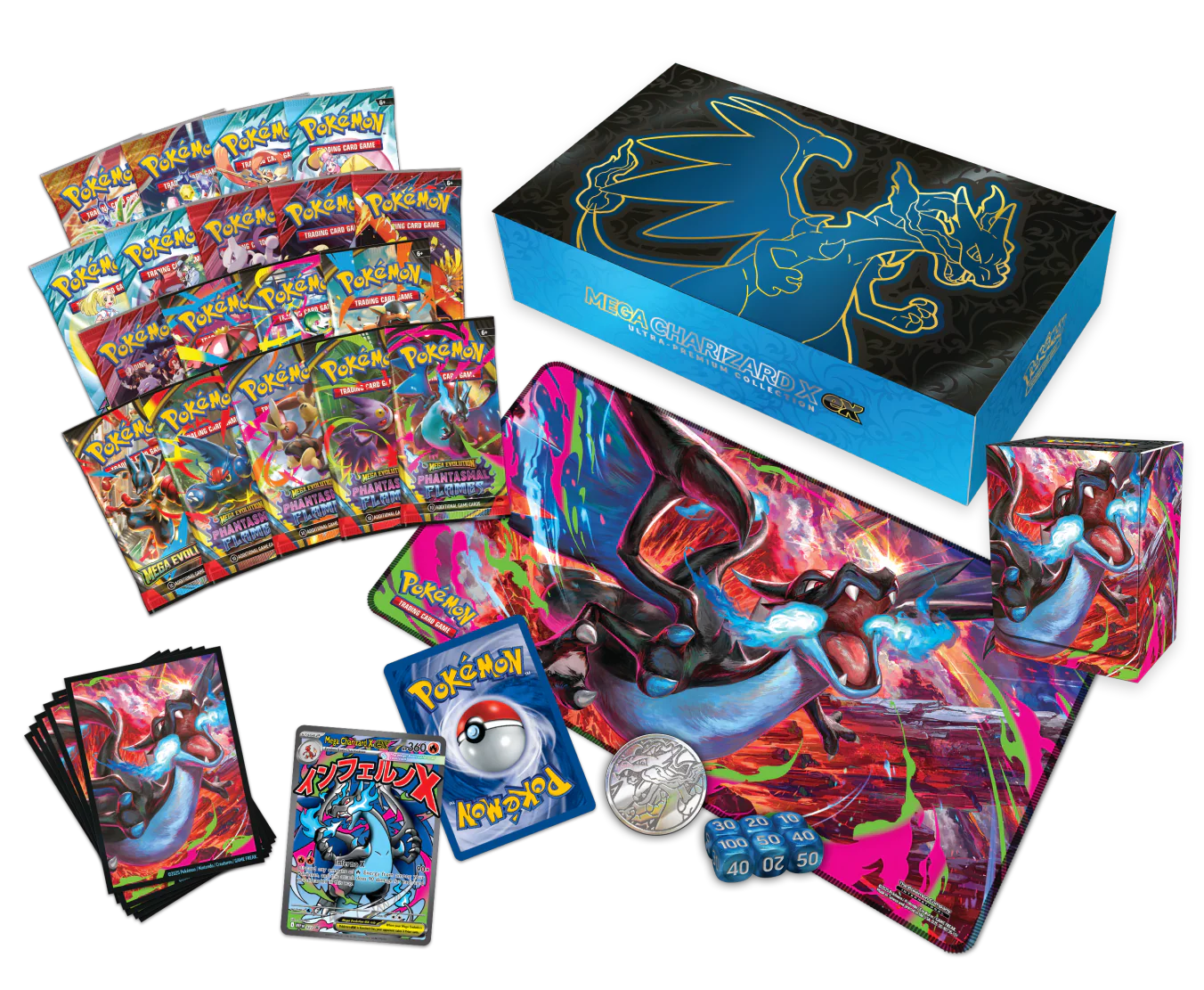 Mega Charizard X ex Ultra Premium Collection (Phantasmal Flames)
