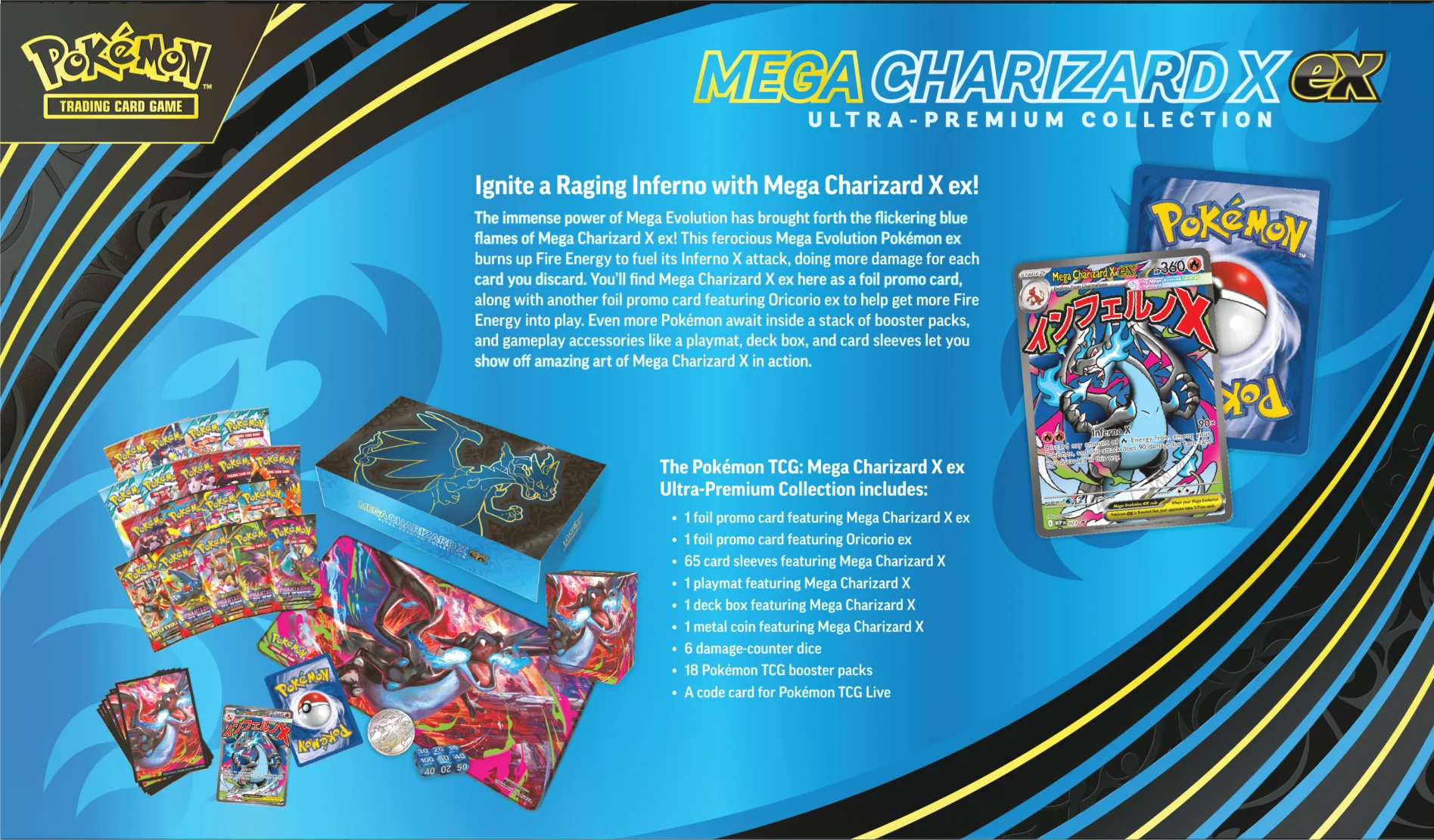 Mega Charizard X ex Ultra Premium Collection (Phantasmal Flames)