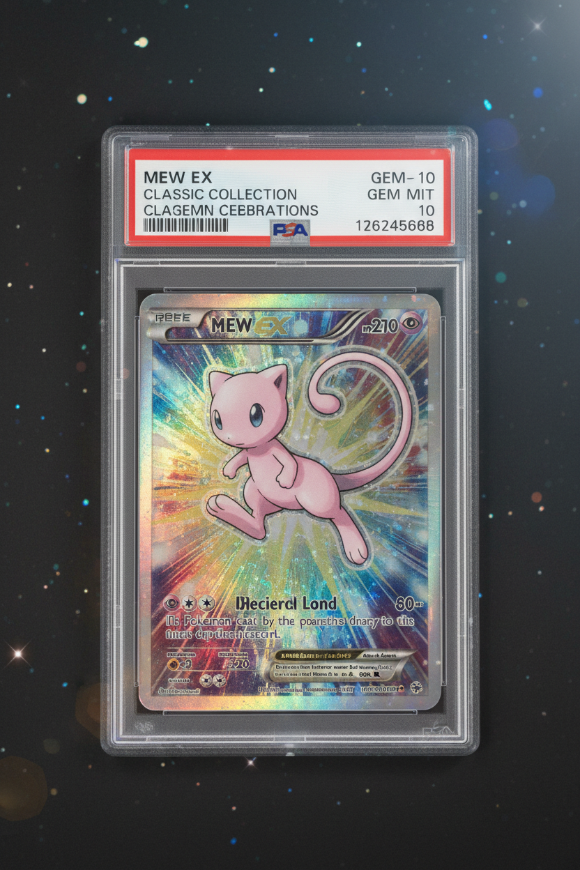 MEW EX-HOLO CLASSIC COLL-LEGEND MAKER 2021 POKEMON CELEBRATIONS CLASSIC COLLECTION PSA GEM MT 10