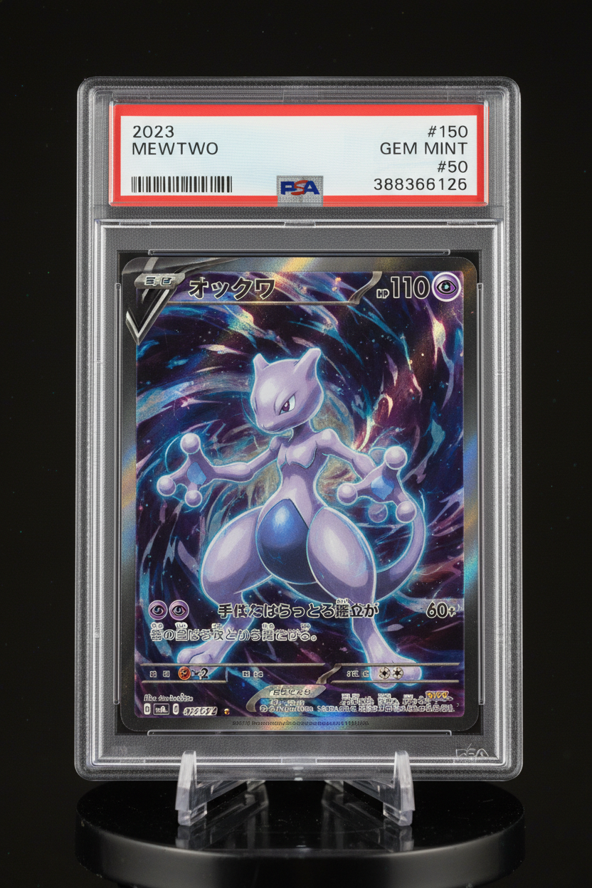 MEWTWO ART RARE 2023 POKEMON JAPANESE SV2a-POKEMON 151 PSA GEM MT 10
