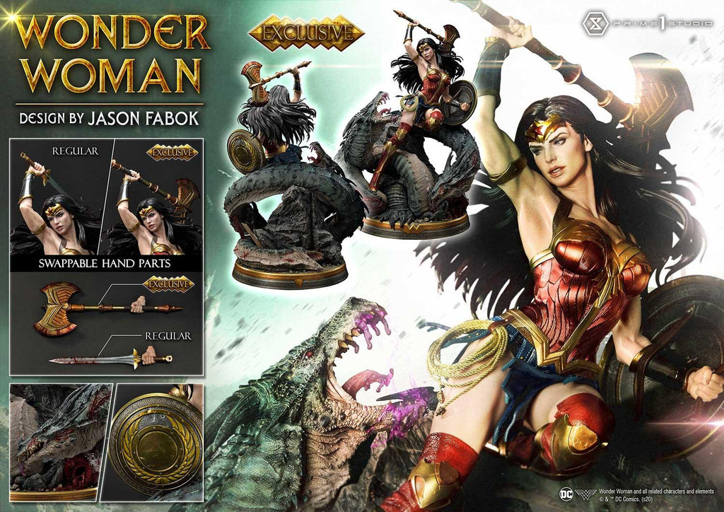Museum Masterline Wonder Woman (Comics) Wonder Woman versus Hydra (Concept Design By Jason Fabok) EX Bonus Version