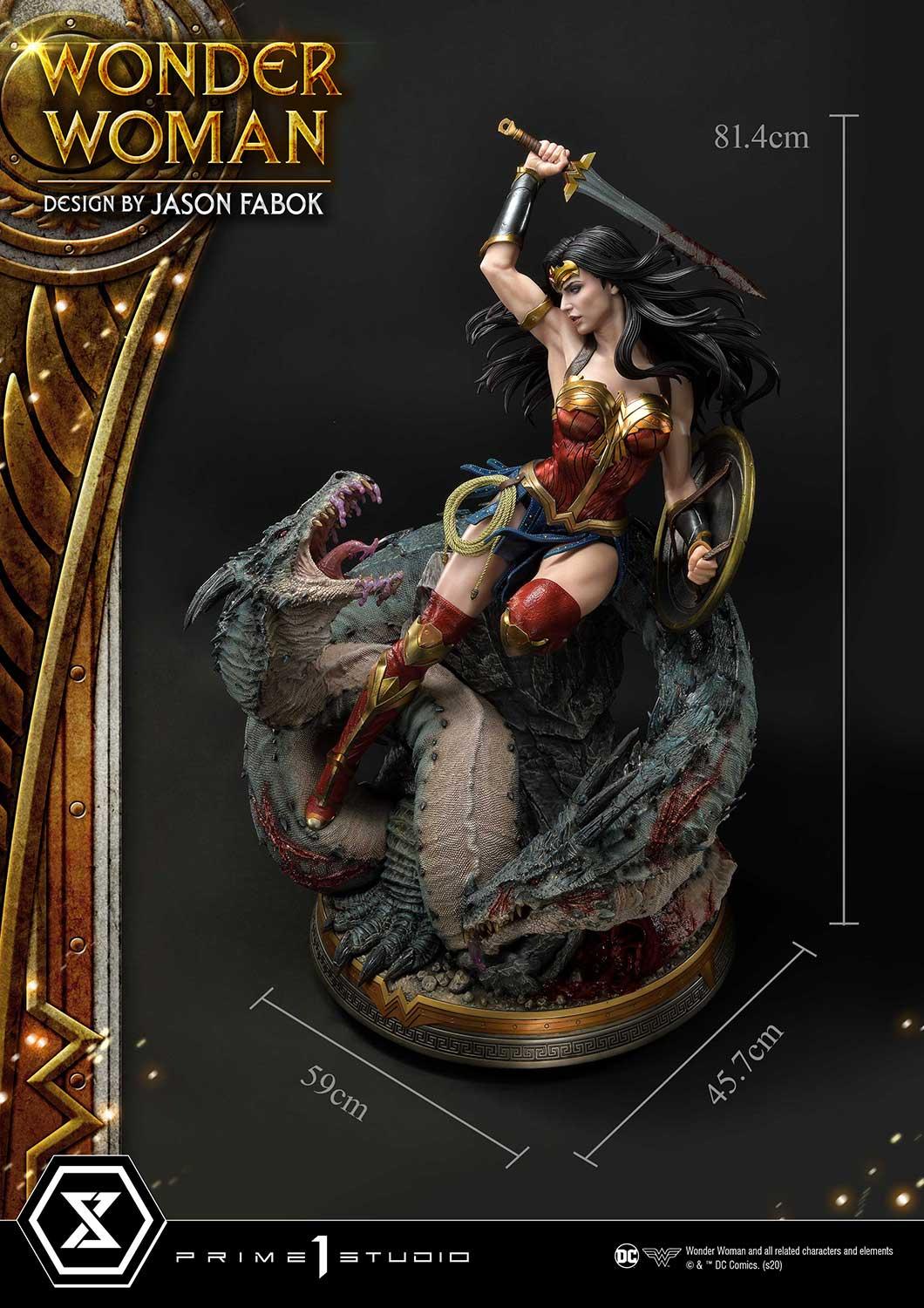 Museum Masterline Wonder Woman (Comics) Wonder Woman versus Hydra (Concept Design By Jason Fabok) EX Bonus Version