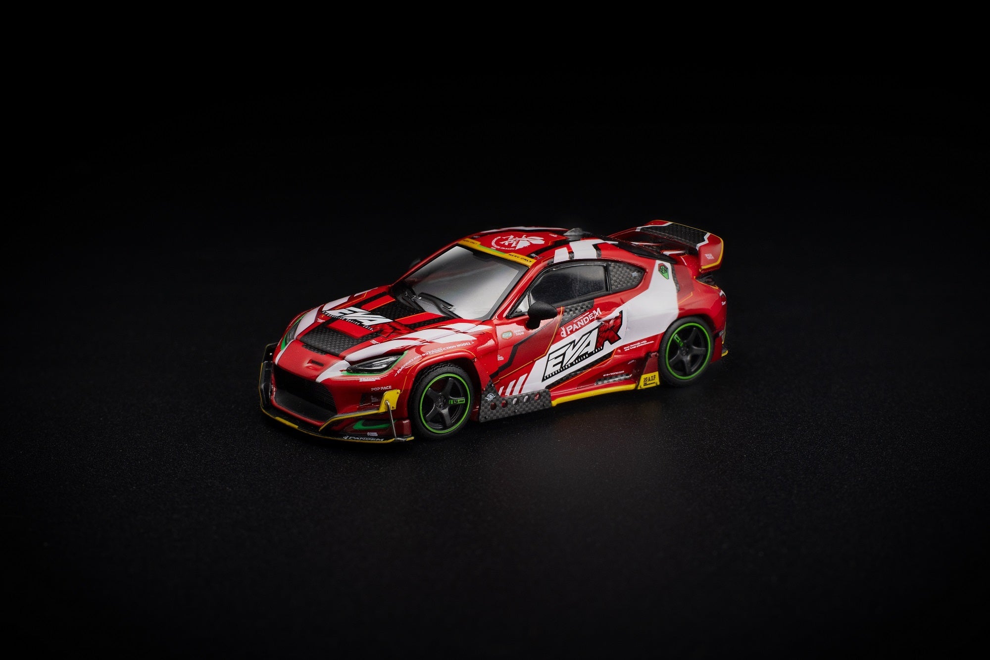 (PRE-ORDER) POPRACE X EVANGELION RACING 1:64 PANDEM GR 86 BLIND BOX SERIES Complete Set of 6 cars in one carton