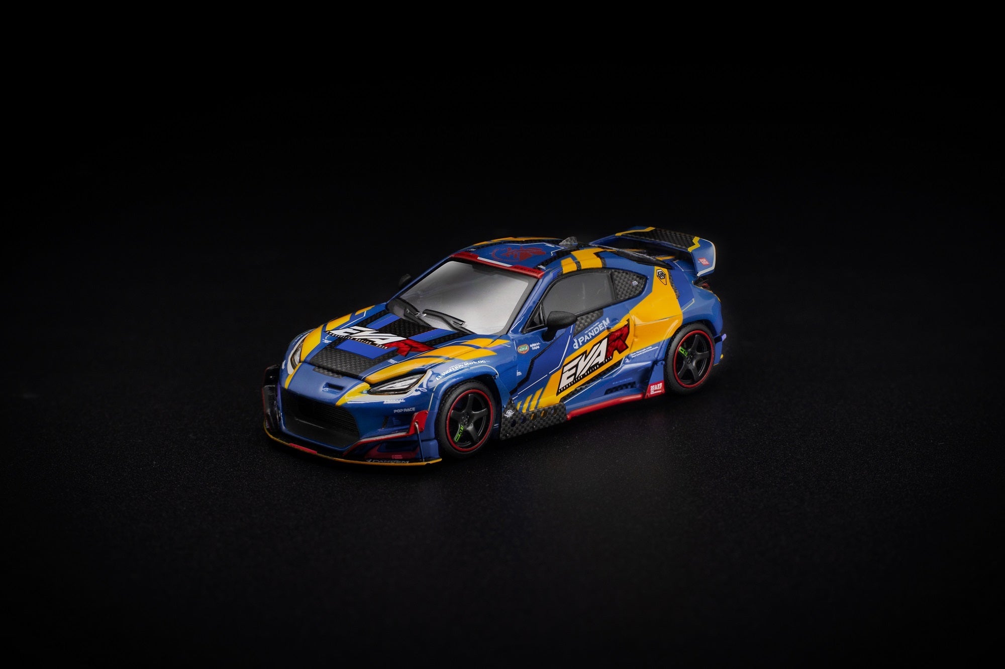 (PRE-ORDER) POPRACE X EVANGELION RACING 1:64 PANDEM GR 86 BLIND BOX SERIES Complete Set of 6 cars in one carton