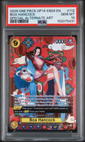 BOA HANCOCK SPECIAL ALTERNATE ART 2026 ONE PIECE OP14-EB04-DAS AZURBLAUE MEER SIEBEN PSA GEM MT 10