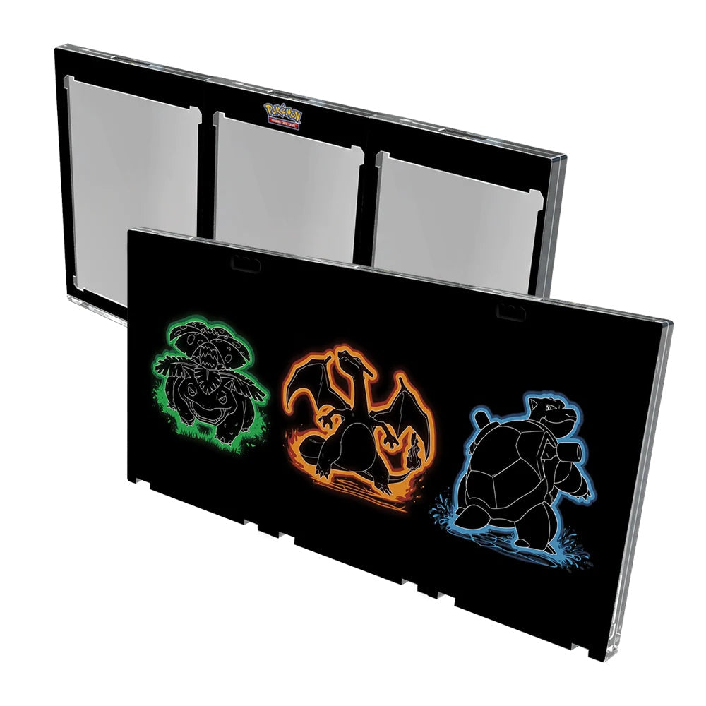 2026 Pokemon - First Partner Illustration Collections with Card Display Kit - Bulbasaur #37 Charmander #38 Squirtle #39 - Ungraded Raw Cards