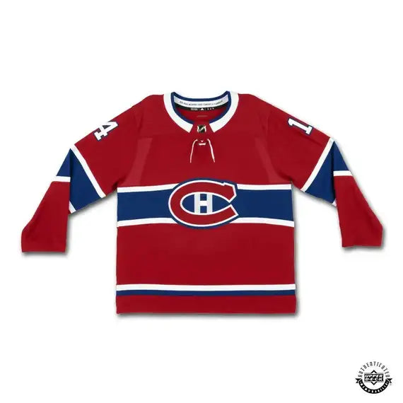 Nick Suzuki Autographed Red Adidas Montreal Canadiens Jersey
