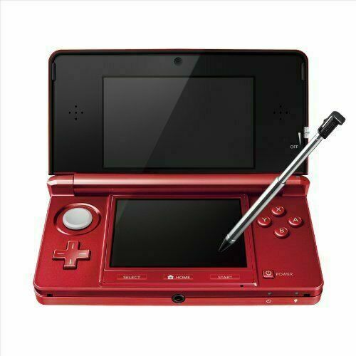 Nintendo 3DS Launch Edition Cosmo Red Handheld Console