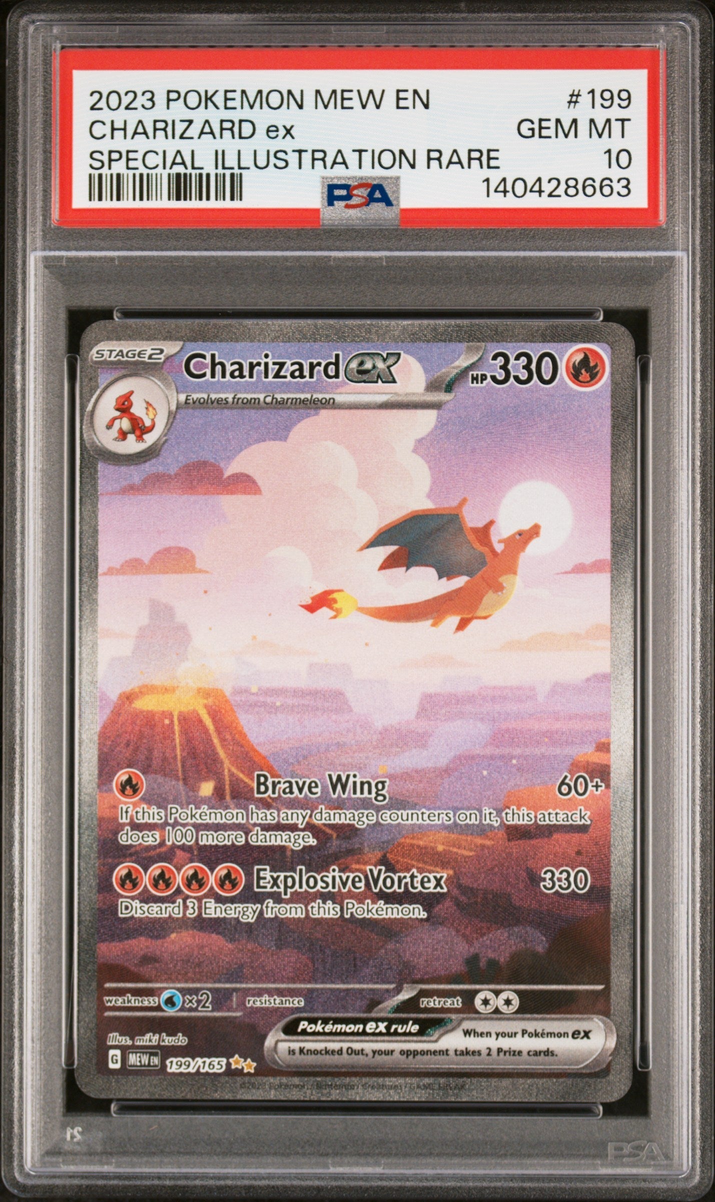 Charizard ex Special Illustration Rare #199 PSA 10