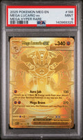 MEGA LUCARIO ex MEGA HYPER RARE 2025 POKEMON MEG EN-MEGA EVOLUTION PSA MINT 9
