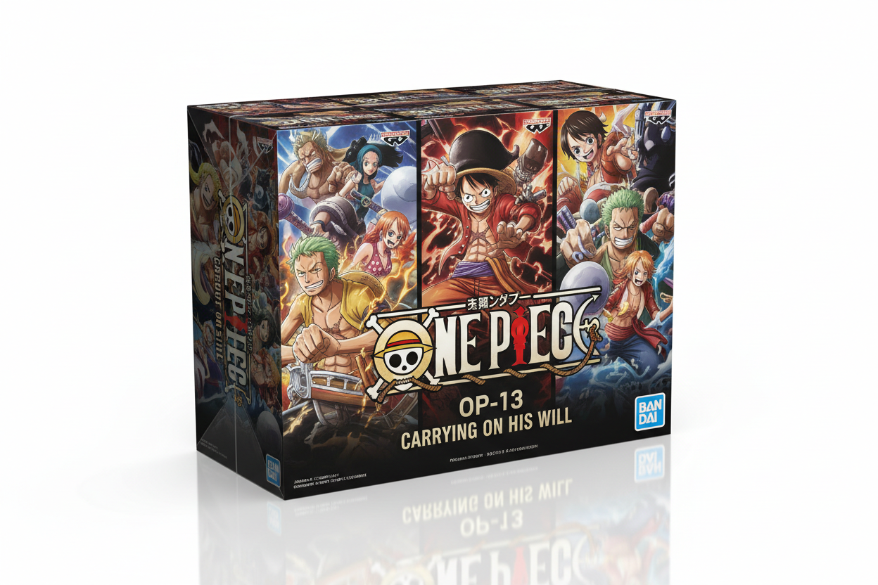 One Piece OP-13 Carrying On His Will Booster Box Case (12 Boxen)