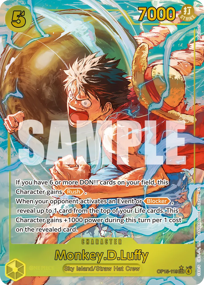 One Piece TCG: Adventure on Kami's Island Booster Box [OP-15]/[EB-04] - 24 Packs