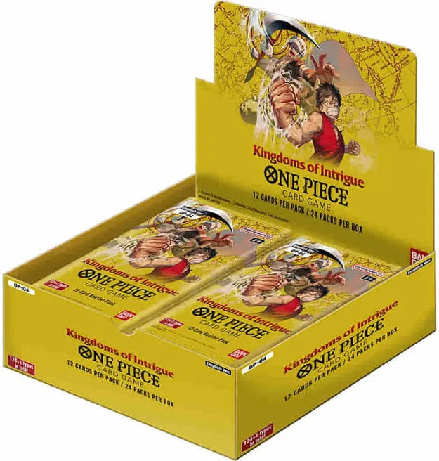 One Piece Kingdoms of Intrigue OP-04 English Booster Box
