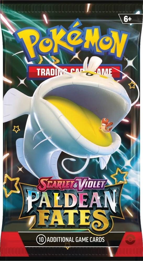 Pokemon Paldean Fates Booster Bundle and 10 Loose Packs Combo