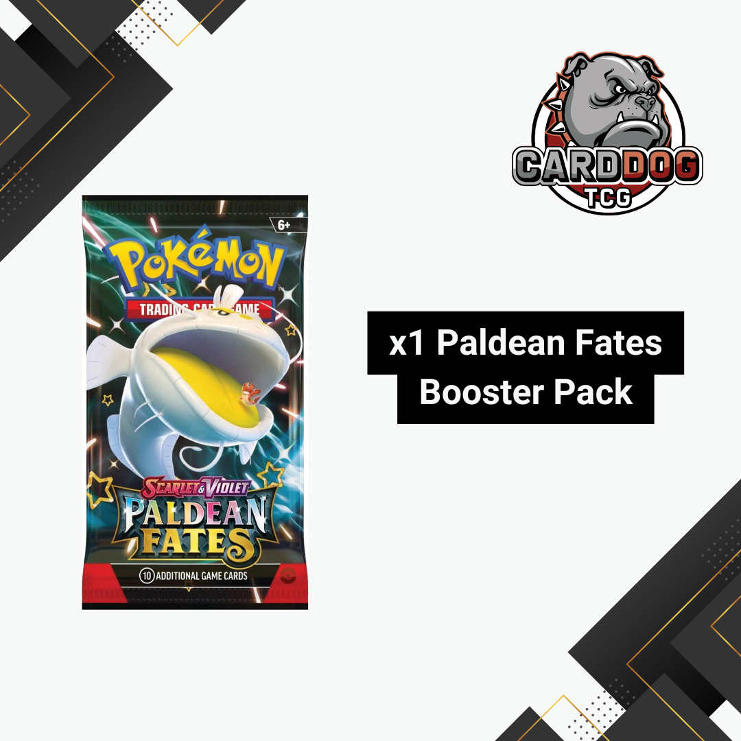 Pokemon Paldean Fates Booster Bundle and 10 Loose Packs Combo