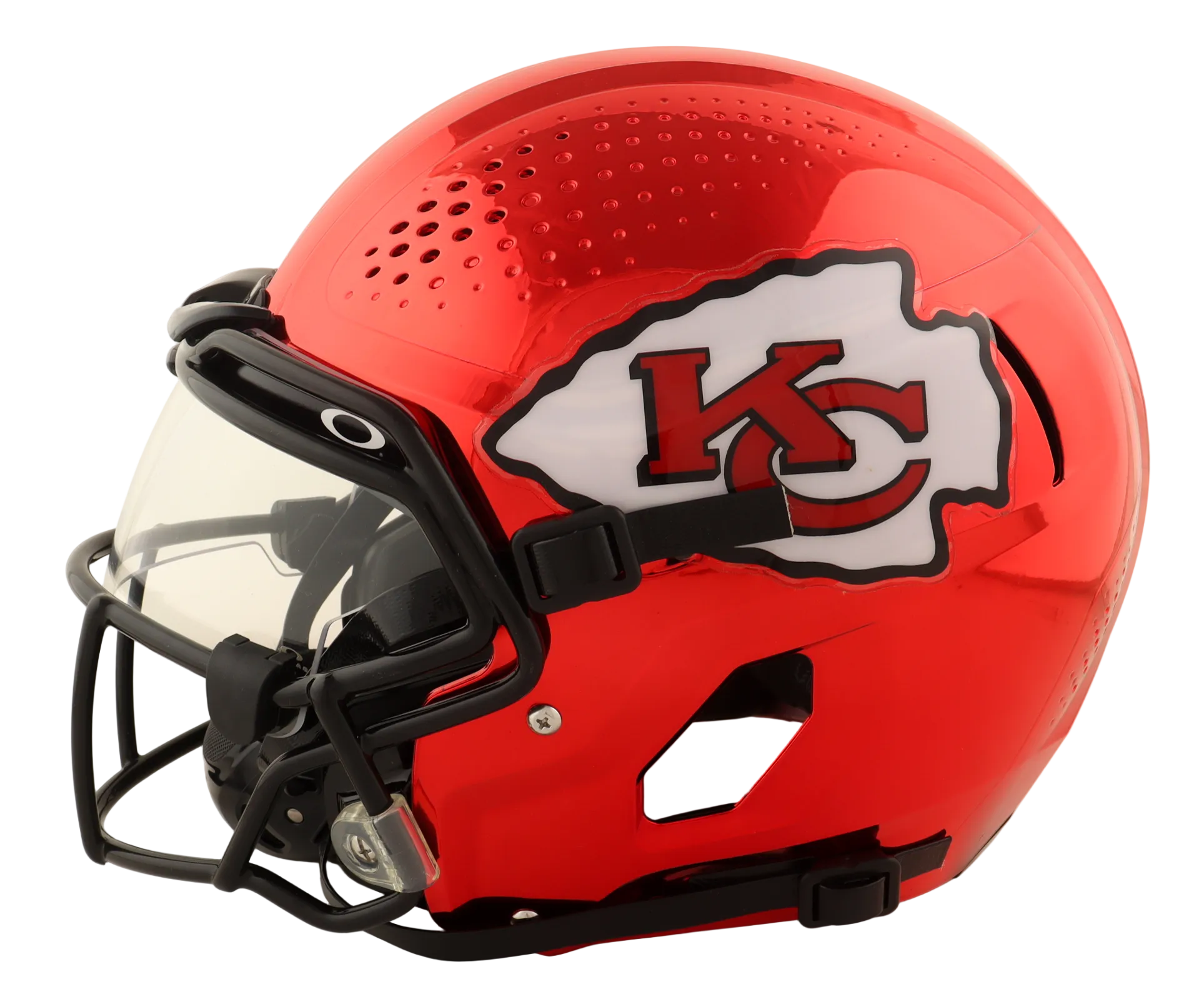 Patrick Mahomes Autographed Chiefs Custom Full-Size Authentic On-Field Zero2 Helmet with Visor (Fanatics COA)