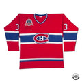 Patrick Roy Autographed Red Mitchell & Ness Canadiens Jersey