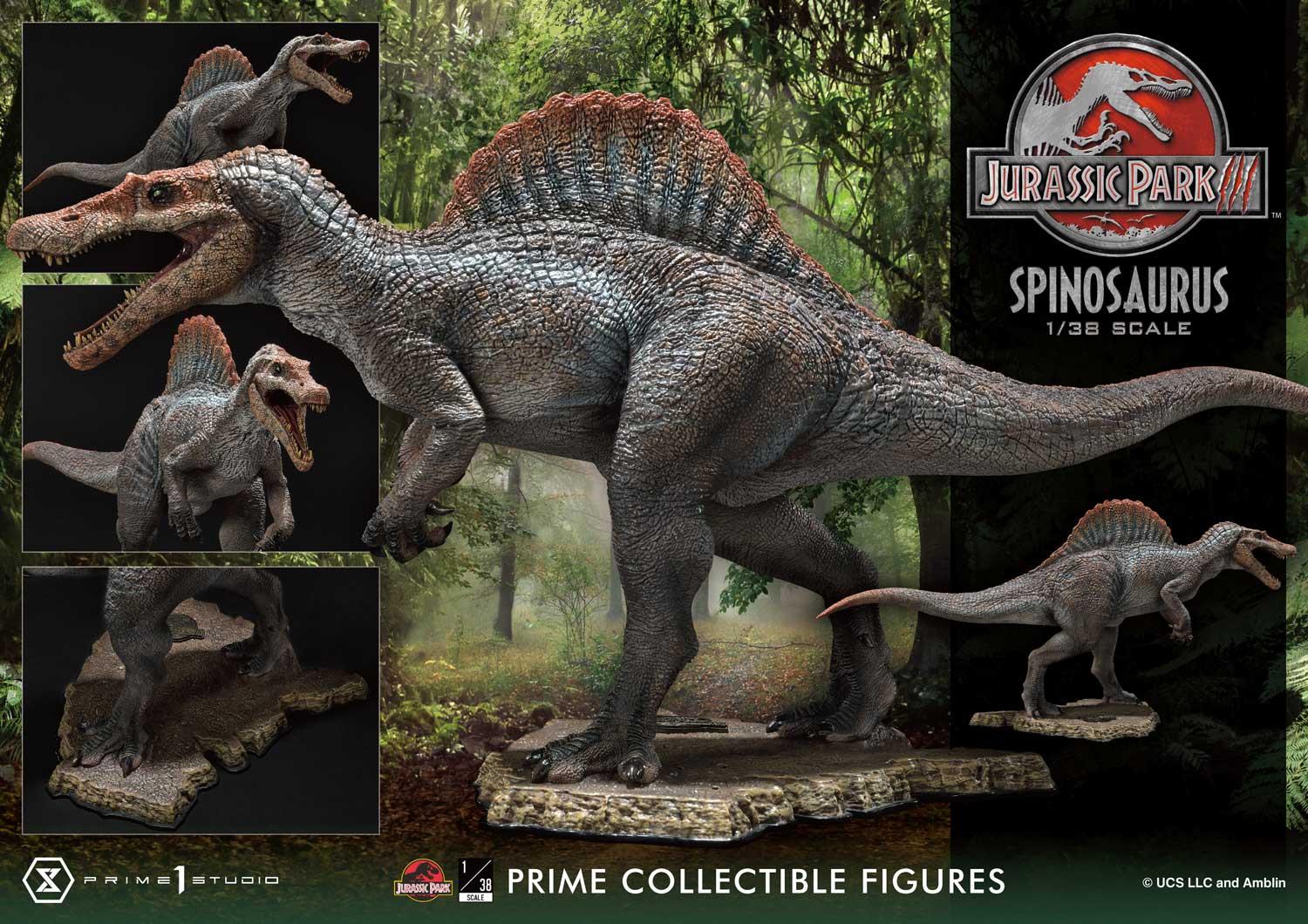 Prime Collectible Figures Jurassic Park III (Film) Spinosaurus