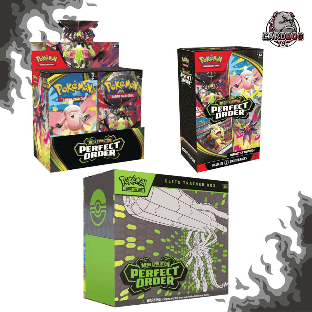 Pokemon TCG The Perfect, Perfect Order Mega Sealed Bundle (1 Booster Box, 1 ETB, 1 Bundle)