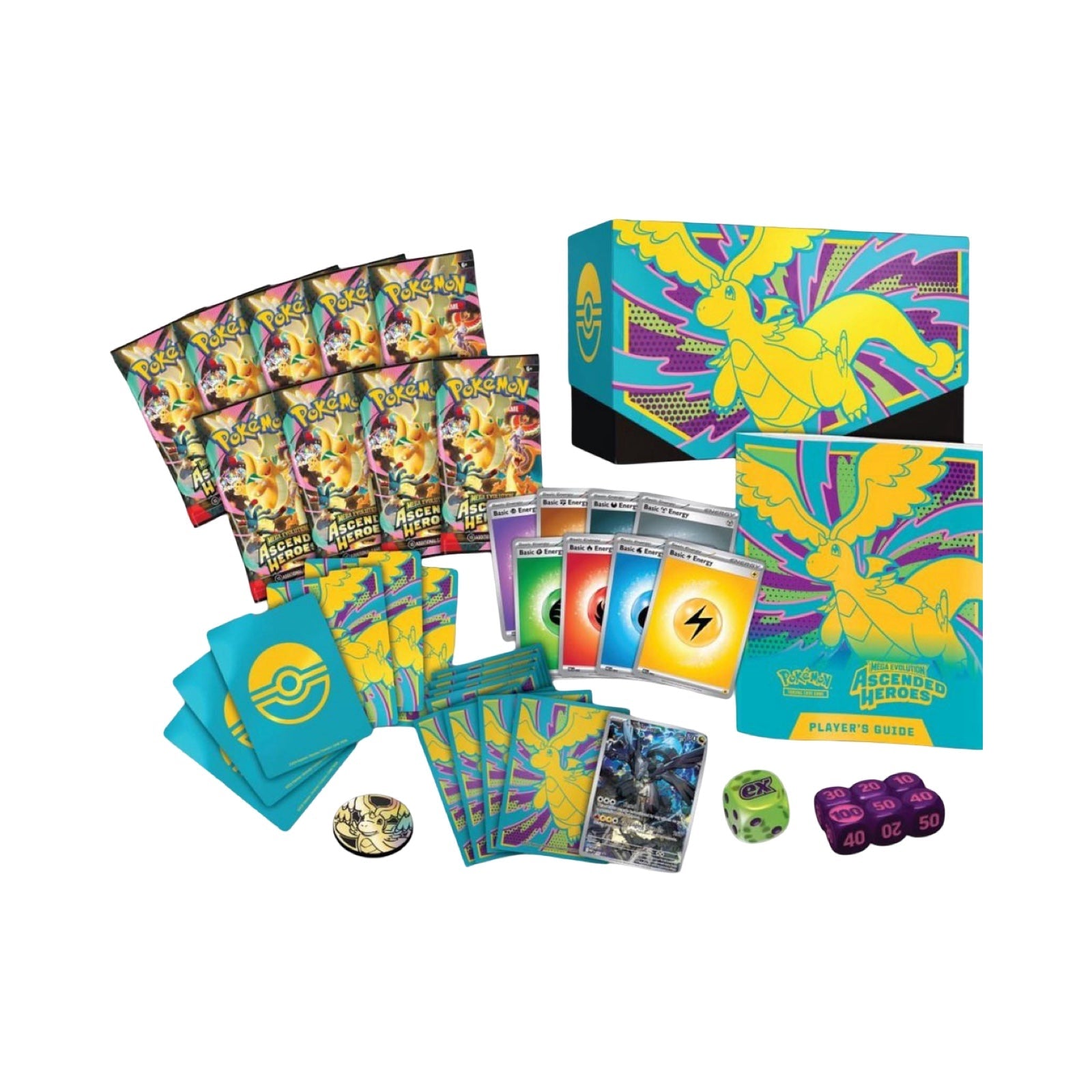 Ascended Heroes Elite Trainer Box Pokemon Trading Card Game