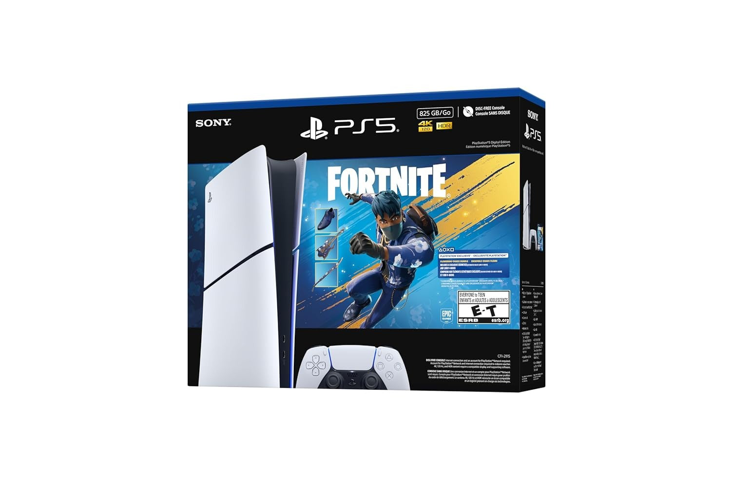PlayStation 5 Digital Edition 825GB - Fortnite Flowering Chaos Bundle [PlayStation 5 System]