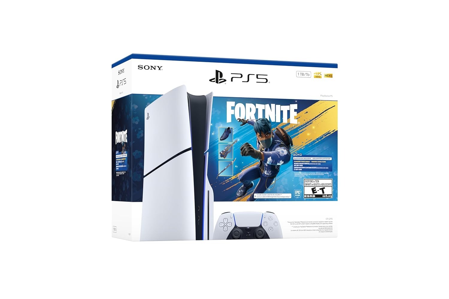 PlayStation 5 Console System Disc Version 1TB - Fortnite Flowering Chaos Bundle