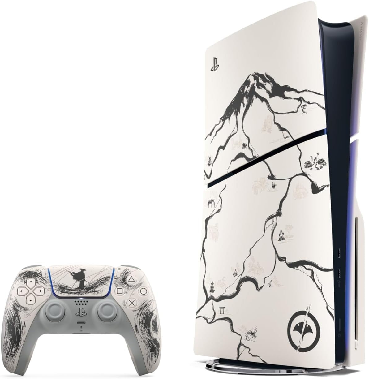 PlayStation 5 Slim System Console - Ghost of Yotei Black Limited Edition Bundle