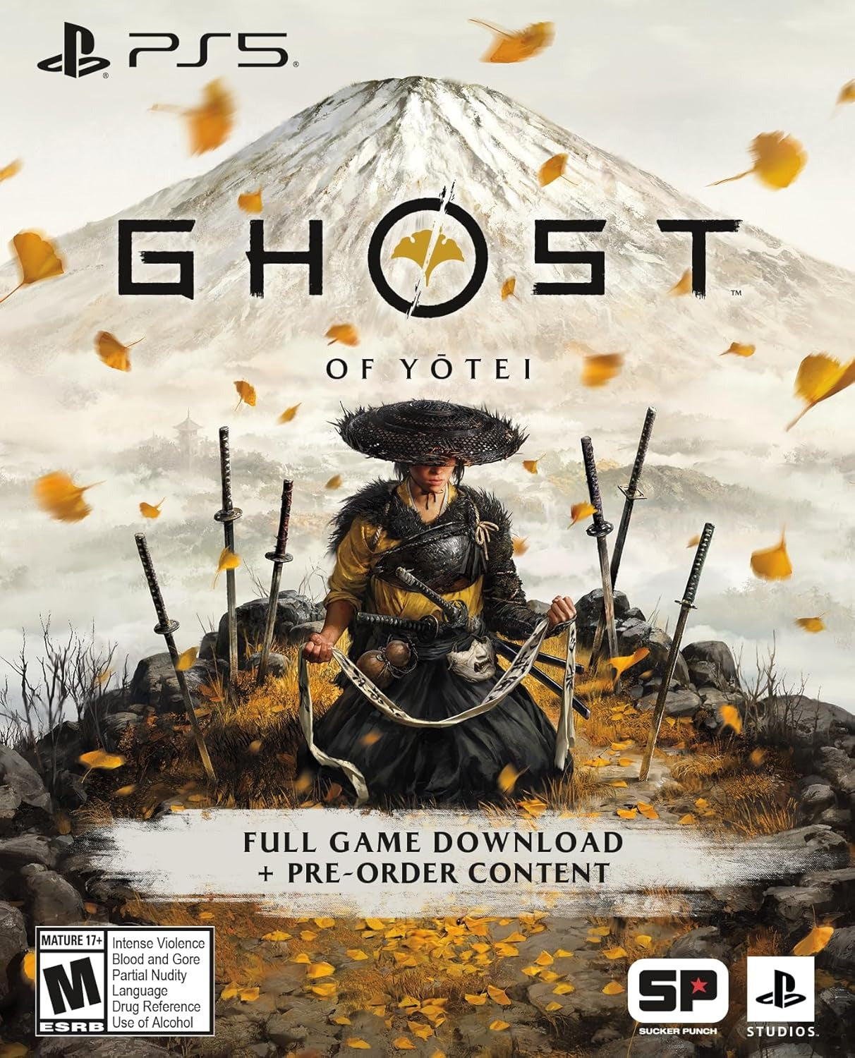 PlayStation 5 Slim System Console - Ghost of Yotei Black Limited Edition Bundle