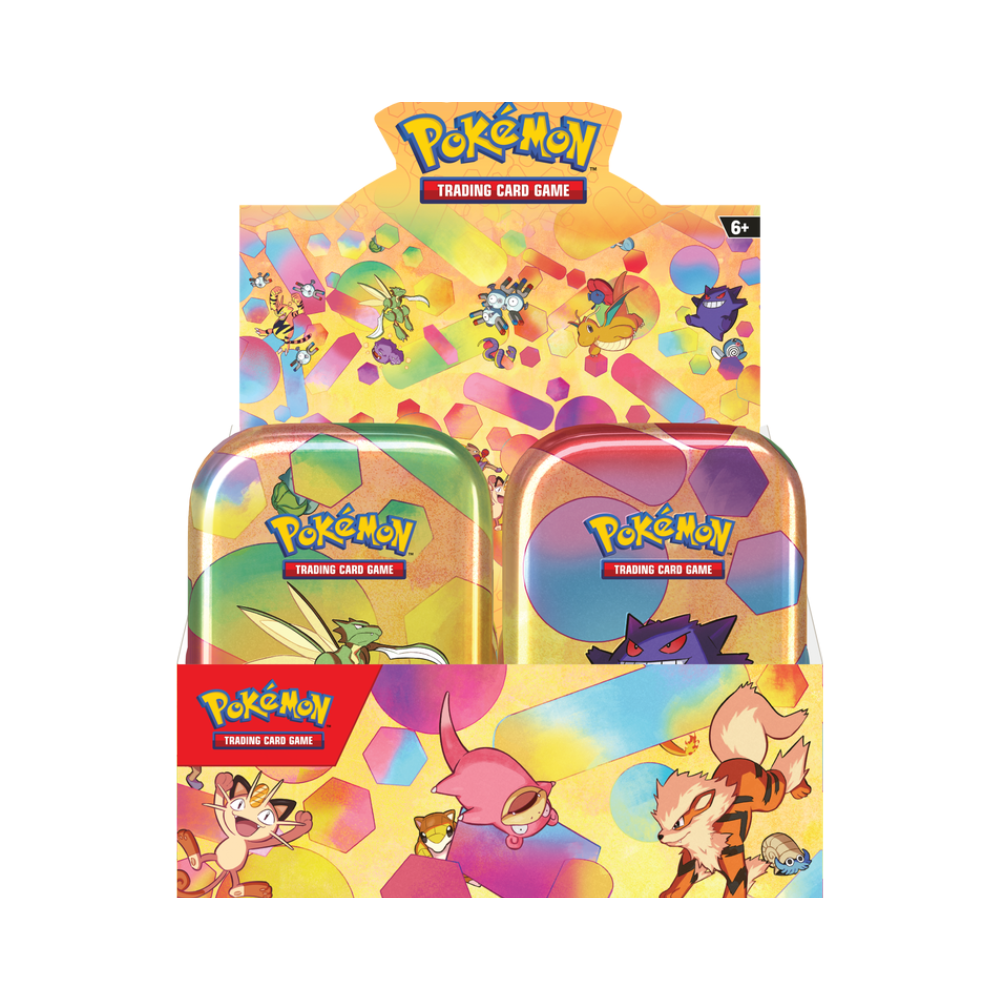 Pokémon Scarlet & Violet 151 Mini Tin Display - Caisse Scellée de 4