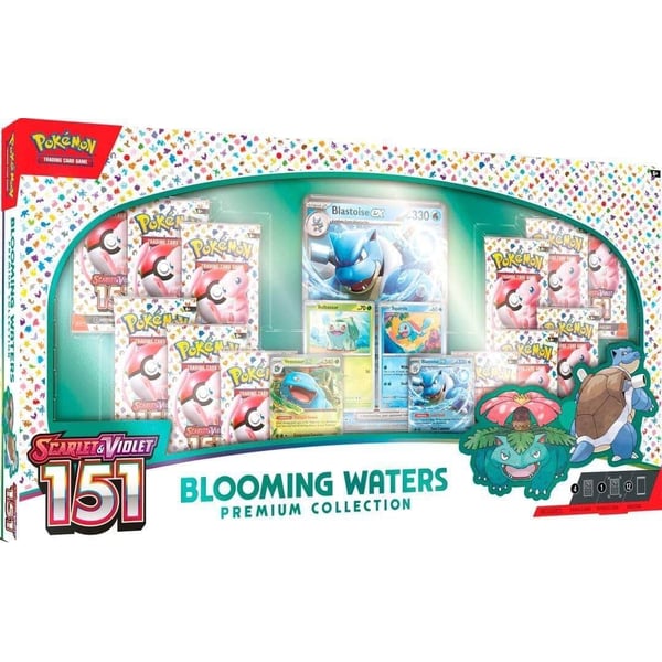 Pokémon TCG - Scarlet and Violet - 151 - Blooming Waters Premium Collection Sealed Case of 6