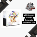 Pokemon Scarlet Violet Pokemon Center Prismatic Evolutions Elite Trainer Box (ETB)