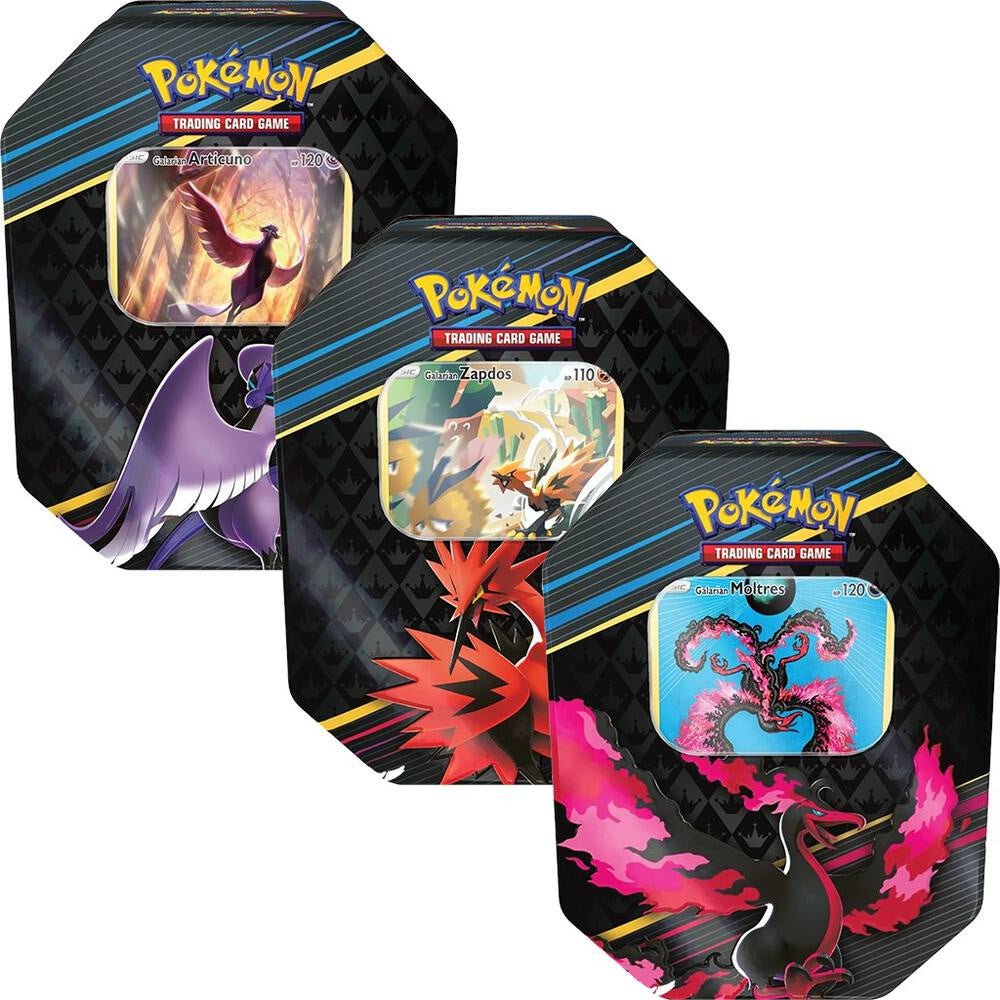 Pokemon: Sword & Shield Crown Zenith Collection Tin (Set-of-3) *International Edition*