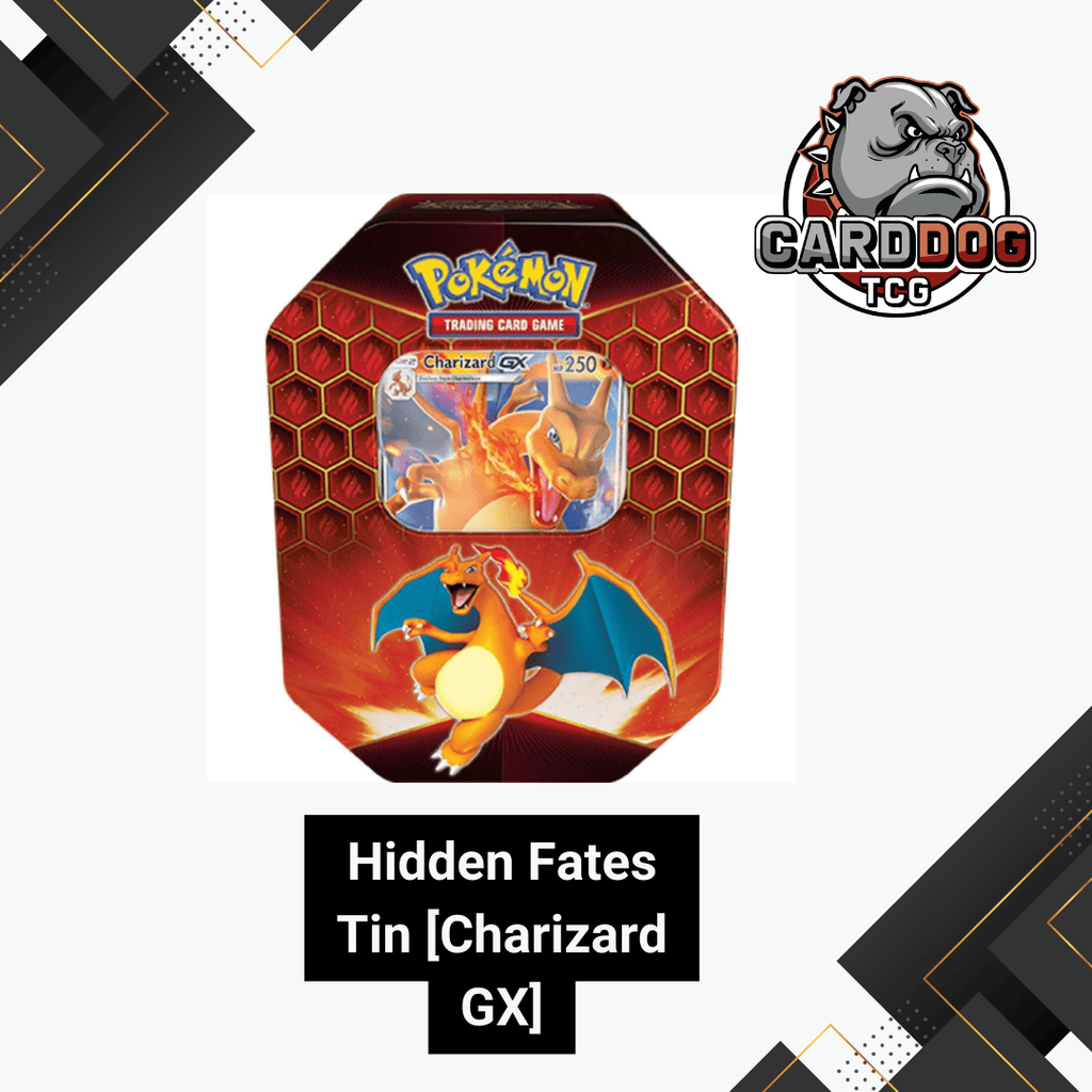 Pokemon XY Hidden Fates Tin [Charizard GX] | Sun & Moon