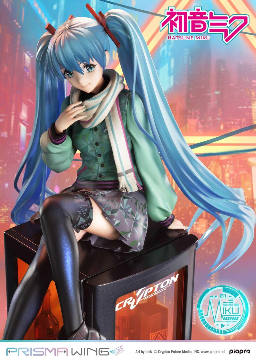 PRISMA WING Hatsune Miku "Art by lack" 1/7 Scale Pre-Painted Figure