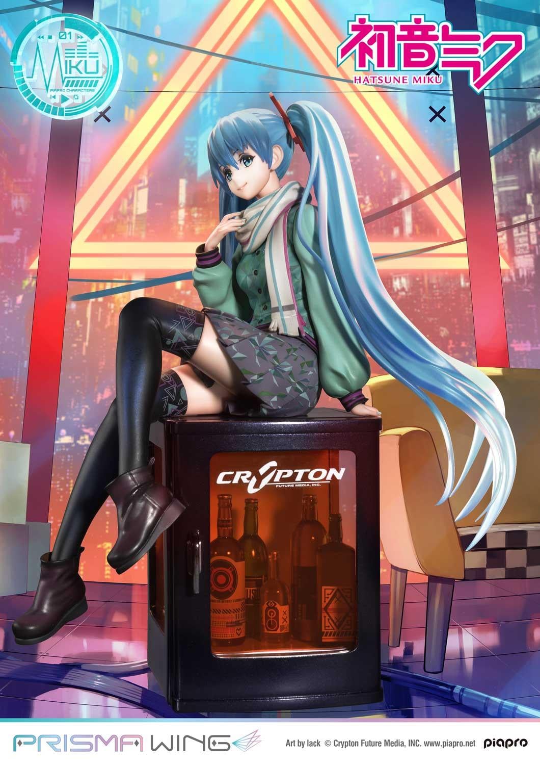 PRISMA WING Hatsune Miku "Art by lack" 1/7 Scale Pre-Painted Figure