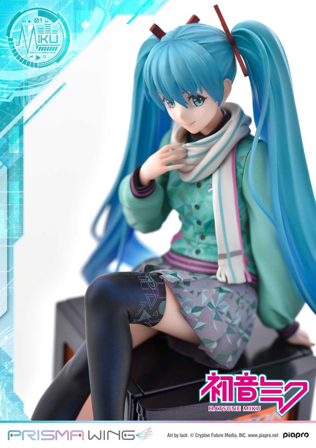 PRISMA WING Hatsune Miku "Art by lack" 1/7 Scale Pre-Painted Figure