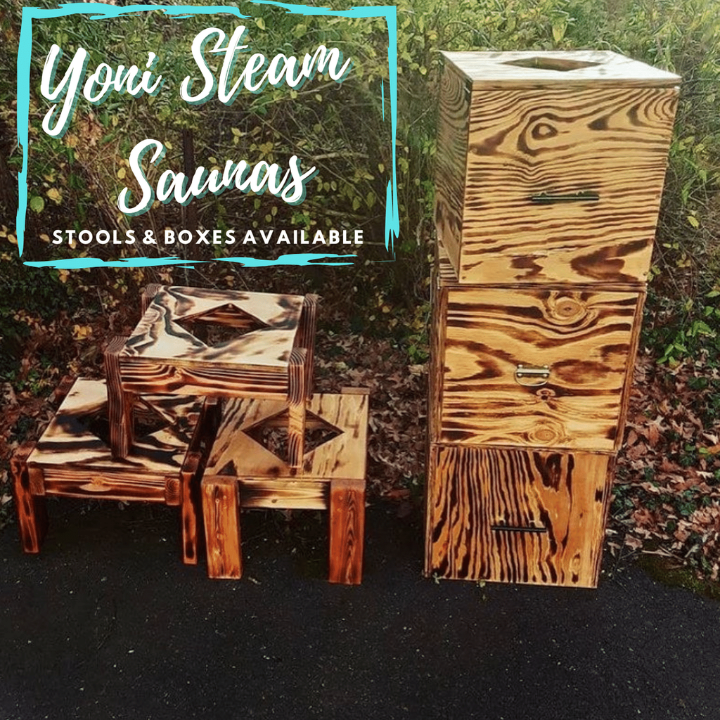 Hand Built Wooden Yoni Steam Seats