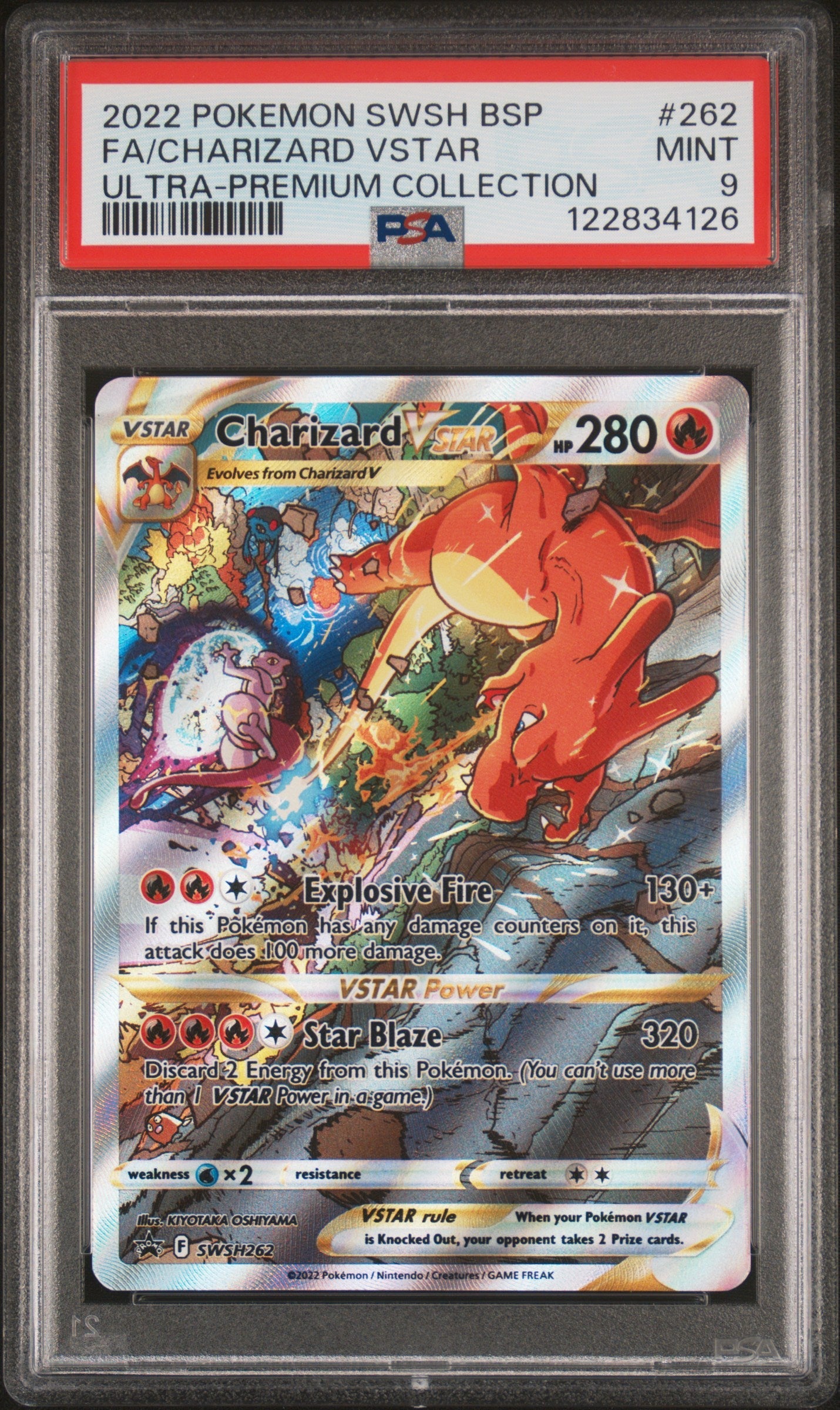 PSA MINT 9 Charizard Vstar(SWSH262) [Swsh Black Star Promo] - 122834126