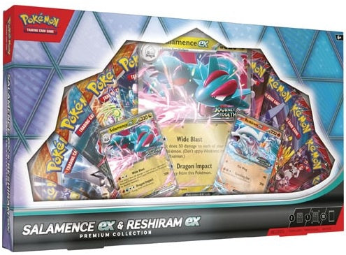 Pokemon Salamence ex & Reshiram ex Premium Collection Box (Limited 1 Per Customer)
