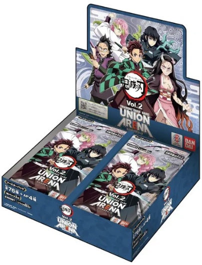 Union Arena TCG: Demon Slayer Kimetsu No Yaiba Vol 2 Booster Box