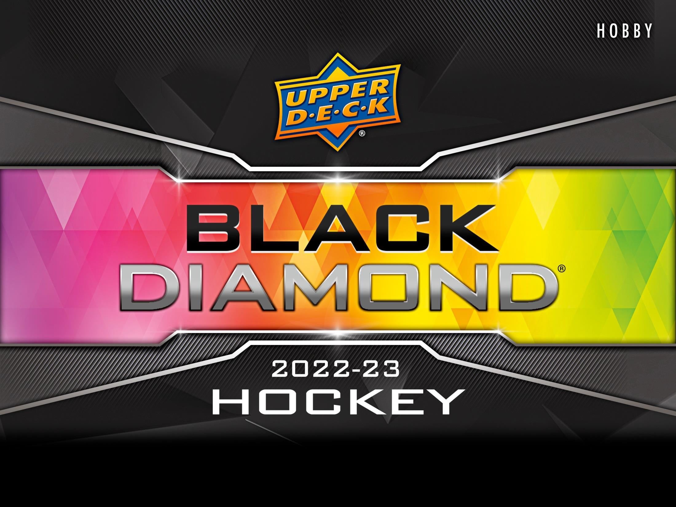 2022-23 Upper Deck Black Diamond Hockey Hobby Box Master Case (Case of 10 Boxes)