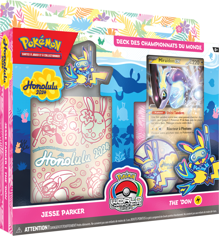 2024 Pokemon World Championship Deck (Set of 4)(French)