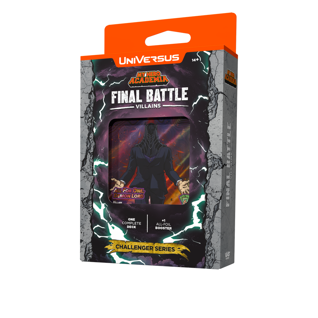MY HERO ACADEMIA CCG FINAL BATTLE CHALLENGER SERIES 4CT DISPLAY