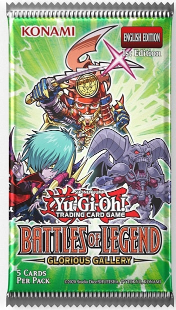 YGO BATTLES OF LEGEND GLORIOUS GALLERY BOOSTER